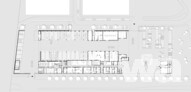 Hauptfeuerwache und Leitstelle - Grundriss Erdgeschoss | © HIIIS harder stumpfl schramm freie architekten Part mbB, Stuttgart