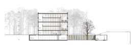 5. Preis Architekten Leuschner · Gänsicke · Beinhoff, Lutherstadt Wittenberg, Schnitt B-B / Ansicht Innenhof