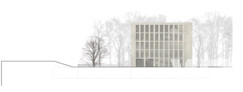 5. Preis Architekten Leuschner · Gänsicke · Beinhoff, Lutherstadt Wittenberg, Ansicht Norden Campus