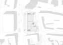 Anerkennung: HPP Architekten GmbH, Düsseldorf | Grundriss EG im Lageplan 