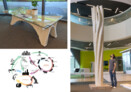 3DPC2023 Winner Material und Sustainability: FLAM _ Fungal-like Adhesive Materials | Chitonous / SUTD | Stylianos Dritsas - Robotics · Javier G. Fernandez - Materials · Cherie Hu - Table Fabrication · Jian Li Hoo - Table design | SINGAPUR