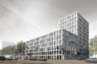 Wettbewerbsperspektive Quartier Hoch 4 Mannheim