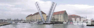 1. Preis
Canal bridges across Christanshavns Kanal and Trangrven and bridge across Proviantmagasingraven: Feichtinger Architectes, Paris