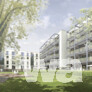 Neubau eines 6-geschossigen Wohnhauses als Entree: Jo. Franzke Architekten, Frankfurt am Main