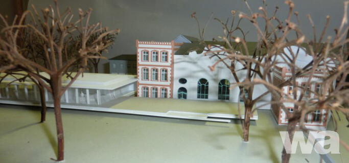 Erweiterungsbau Bismarckhöhe inkl. Landschaftsgestaltung der Freifläche - Neubau einer Gaststätte mit Nebengelass