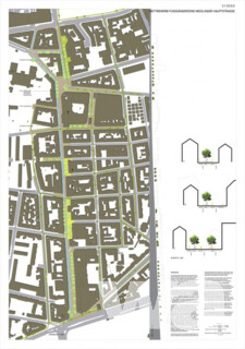 Gestaltung Fussgängerzone Meidlinger Hauptstraße