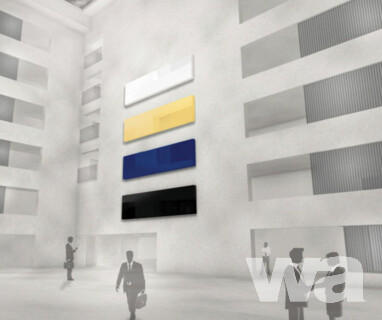 Kunst am Bau eines Ministeriumsgebäudes