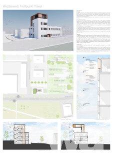 Treffpunkt Tower im neuen Stadtteil Hubland
