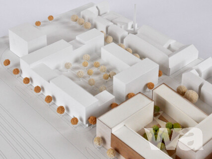 Entwurf und Gestaltung des gemischt genutzten Baublocks D in der Neuen Weststadt