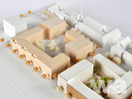 Entwurf und Gestaltung des gemischt genutzten Baublocks D in der Neuen Weststadt