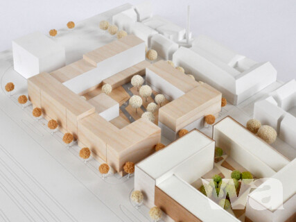 Entwurf und Gestaltung des gemischt genutzten Baublocks D in der Neuen Weststadt