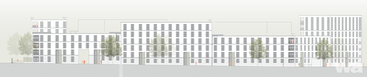 Paul-Gerhardt-Allee, WA 2(2) Wohnungsbau