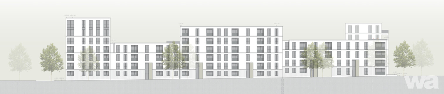 Paul-Gerhardt-Allee, WA 2(2) Wohnungsbau