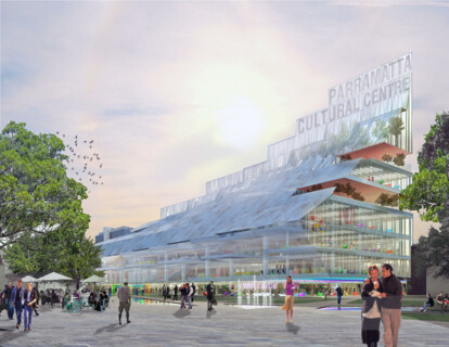 construction of the Parramatta Square’s Landmark civic and community building