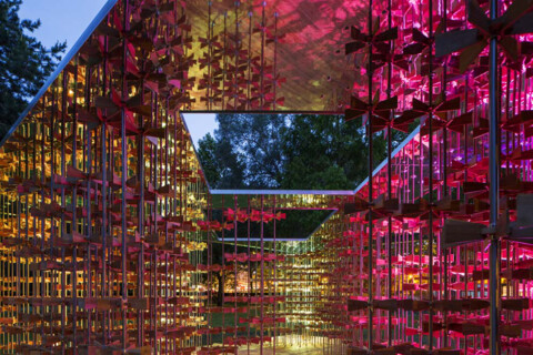 Triumph Pavilion 2016 – Energy Pavilion (Pinwheel) Museum Gardens