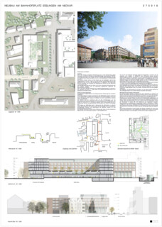 Neubau am Bahnhofsplatz in Esslingen am Neckar