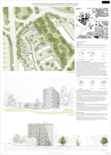 Neubau von öffentlich geförderten Mietwohnungen Stargarder Straße