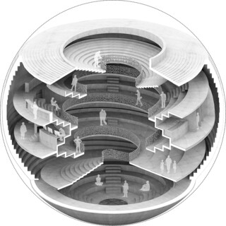 Rome Concrete Poetry Hall architecture competition