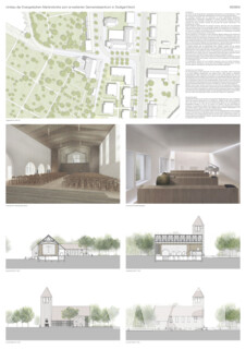 Umbau der Ev. Martinskirche zum erweiterten Gemeindezentrum