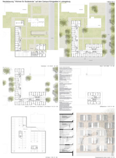 ﻿Neubebauung Wohnen für Studierende auf dem Campus Königsallee 