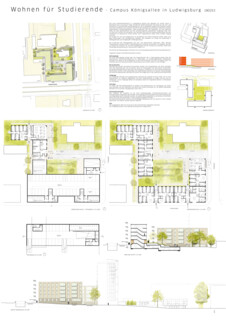﻿Neubebauung Wohnen für Studierende auf dem Campus Königsallee 