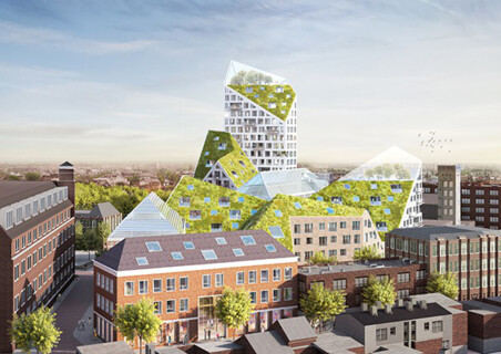 Nieuw Bergen, a design for sustainable residences in the city centre