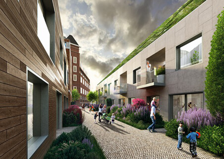 Nieuw Bergen, a design for sustainable residences in the city centre