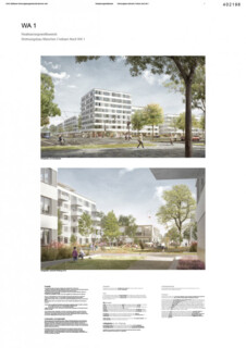 Wohnungsbau München Freiham Nord WA 1