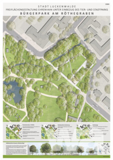 Freiflächengestaltung Ehrenhain unter Einbezug des Tier- und Stadtparks