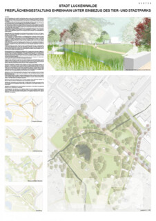 Freiflächengestaltung Ehrenhain unter Einbezug des Tier- und Stadtparks