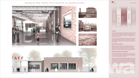 Neugestaltung Pforte PFAFF-Quartier