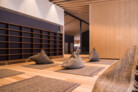 Bildungszentrum Holzgau: Innenraumgestaltung mit Holz, Beton, Glas und Wolle. © ATP/Philipp