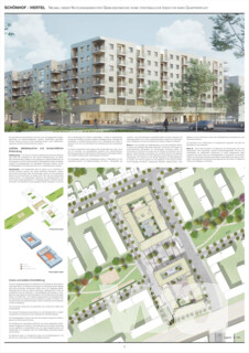Neubau zweier nutzungsgemischter Gebäudekomplexe sowie städtebauliche Ideen für einen Quartiersplatz