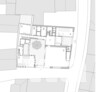 Grundriss EG: 1 Foyer, 2 Gemeindesaal, 3 Betraum, 4 Bibliothek. 5 Clubraum, 6 Küche