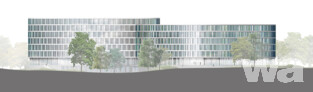 Ansicht West/Adresse Messepiazza