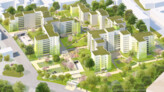 wohnPARK Duisburg - Der Citywohnpark wird zum Wohnen im Park. Entwurf: Druschke und Grosser Architektur, Visualisierung: Filippo Fanciotti