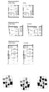 oben: Wohnungsvarianten, unten: Entwurfsidee - innere Struktur