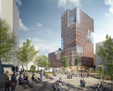 EDGE ElbSide, Neue Firmenzentrale von Vattenfall in der HafenCity