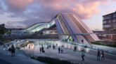 Gewinner: Zaha Hadid Architects mit Esplan | Visualisierung © negativ.com