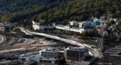 Award for Vehicle Bridges: KREBS KIEFER, Darmstadt | Kienlesberg Bridge, Ulm (Germany) | Image: Knight Architects