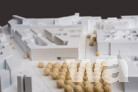 3. Preis: Max Dudler, Berlin mit Topos Stadtplanung, Landschaftsplanung, Stadtforschung, Berlin  | Modellansicht des Erweiterungsbaus | © BBR / Fotograf: Winfried Mateyka 