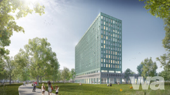 Fassadengestaltung für das Parkhotel