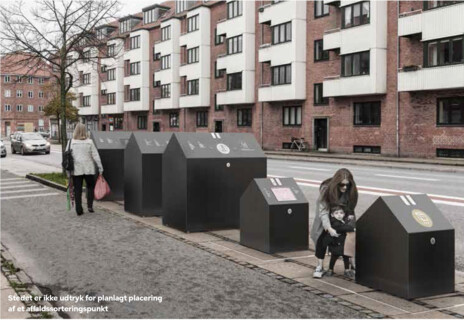 Gestaltung von Abfallsortierungspunkten / Design af affaldssorteringspunkter