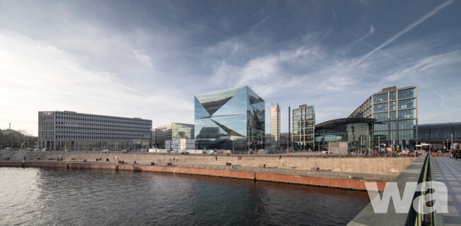 Bürogebäude Cube im Lehrter Stadtquartier