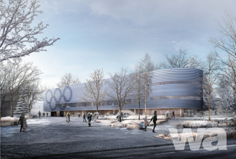 Erweiterung der Eisschnelllaufhalle – Spitzensportliches Trainingszentrum Wintersport – Sportforum 