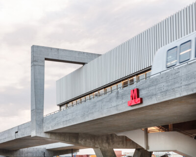 Nordhavn station - Orientkaj station - Elevated railway