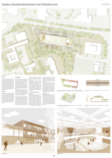 Neubau Straßenverkehrsamt und Förderschule nach dem Prinzip der „Zirkulären Wertschöpfung“