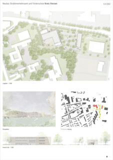 Neubau Straßenverkehrsamt und Förderschule nach dem Prinzip der „Zirkulären Wertschöpfung“