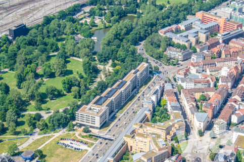 Ministeriumsgebäude an der Willy-Brandt-Straße