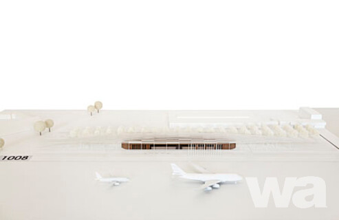 Empfangsgebäude für Staatsgäste im Protokollbereich des Bundes am Flughafen Berlin-Brandenburg-International (BBI)